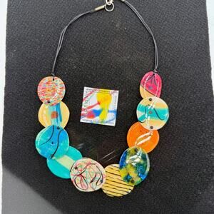 Handmade Abstract Necklace by Virginia Nin